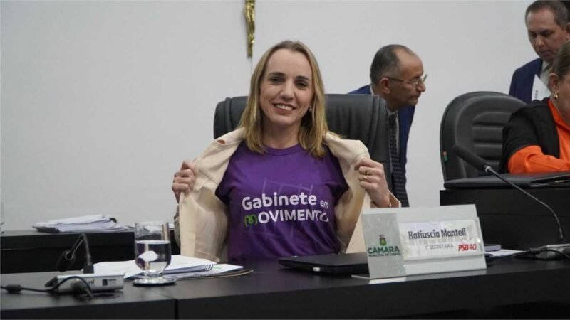 Katiuscia soma 6 leis em vigor e 5 projetos aprovados na Câmara de Cuiabá