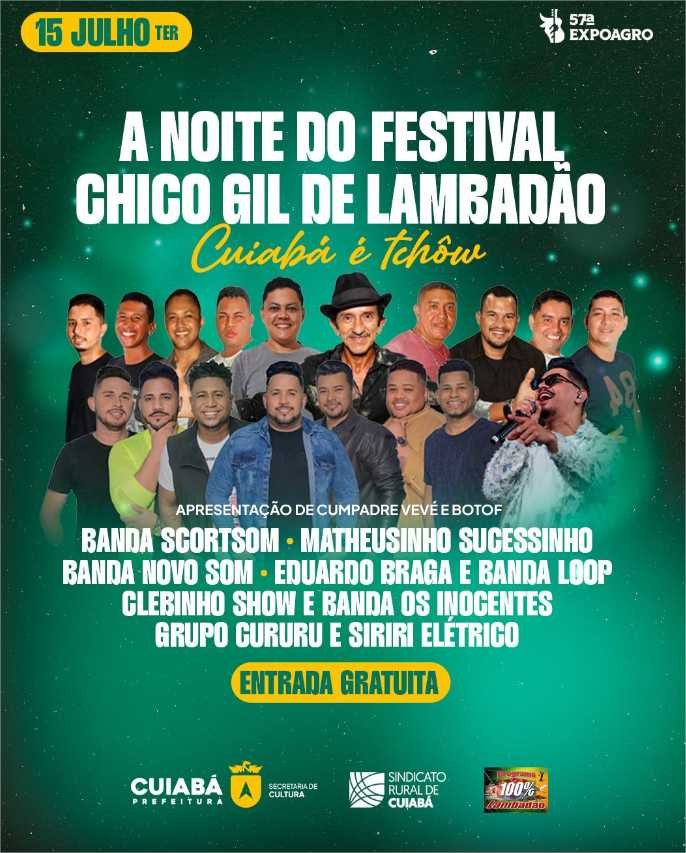 Lambadeiros abrilhantam Festival Chico Gil na Expoagro