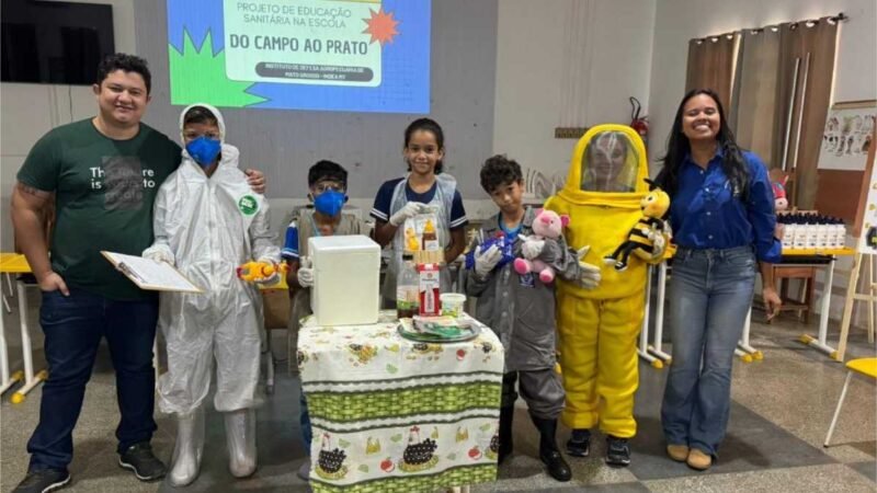 Projeto do Indea atingiu mais de 3 mil estudantes de MT levando educação sanitária