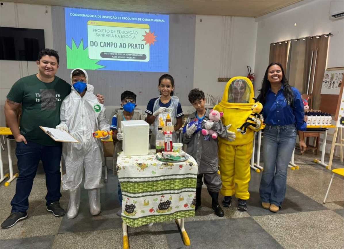 Projeto do Indea atingiu mais de 3 mil estudantes de MT levando educação sanitária