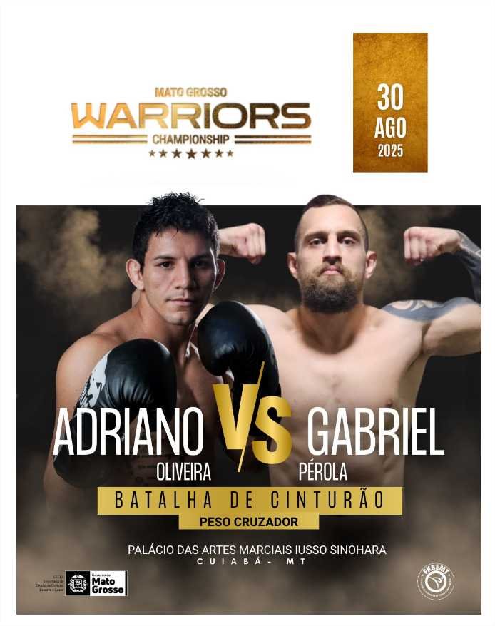 Atletas de Mato Grosso, Acre e Paraná disputam cinturão no primeiro campeonato de kickboxing 100% profissional