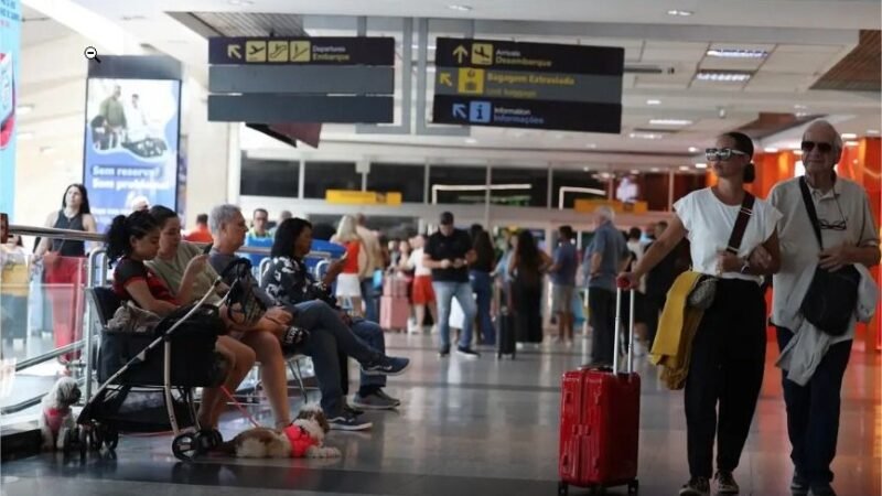 Setor aéreo bate recorde com 11,6 milhões de passageiros em julho