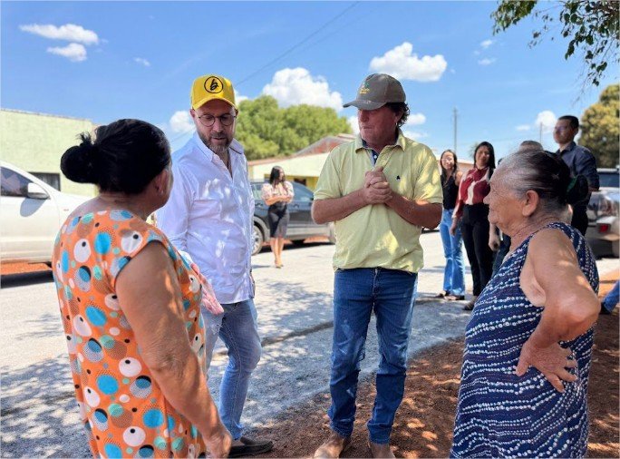 Beto visita obra em Rosário articulada por ele e Fabio Garcia