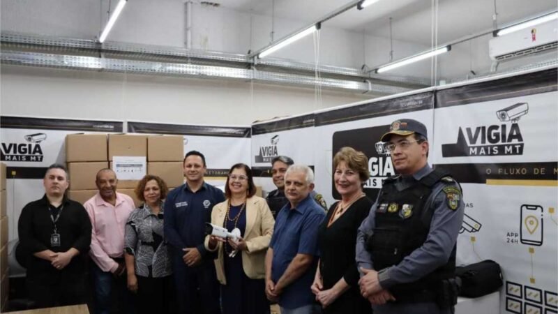 Sesp entrega 66 câmeras do Vigia Mais MT para UFMT e define outras ações de segurança no campus