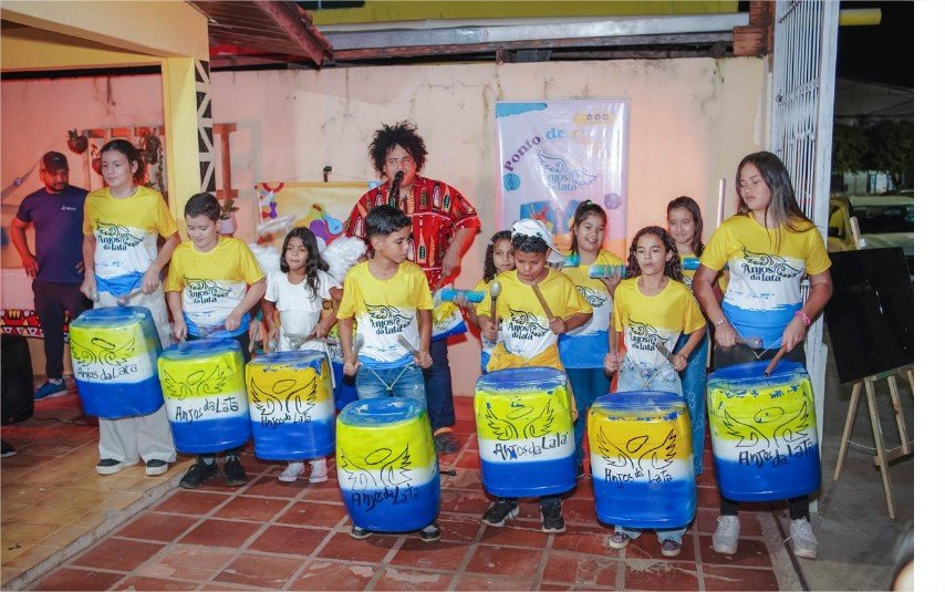 Anjos da Lata e Instituto INCA desenvolvem 1ª Orquestra de Sucata