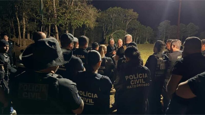 Polícia Civil cumpre 58 ordens judiciais contra facções criminosas em Rosário Oeste