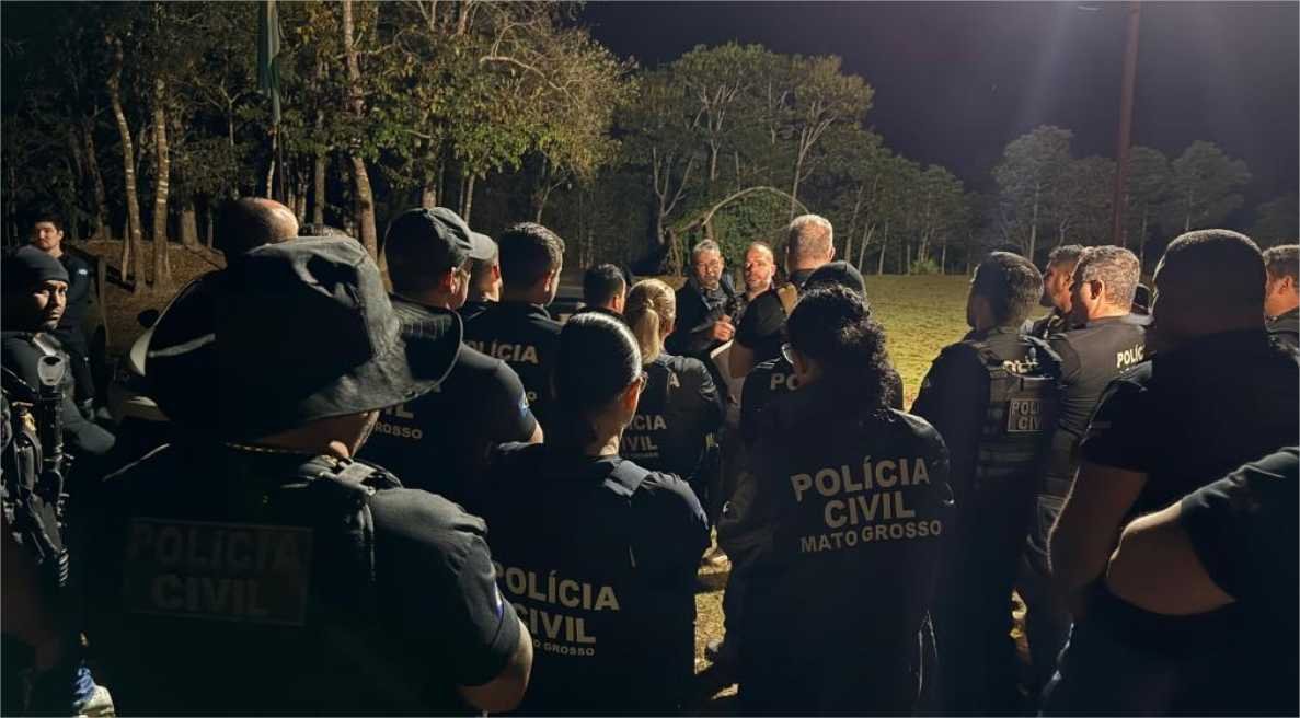 Polícia Civil cumpre 58 ordens judiciais contra facções criminosas em Rosário Oeste