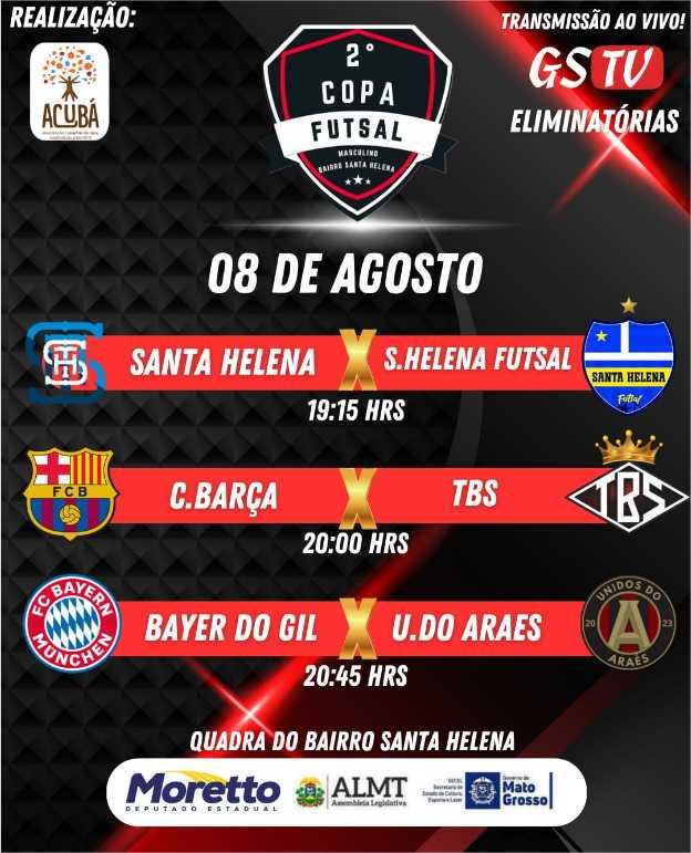 2ª Copa de Futsal do Bairro Santa Helena movimenta o fim de semana em Cuiabá