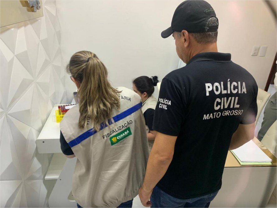 Vigilância Sanitária de Cuiabá atua no fechamento de clínica de estética por irregularidades
