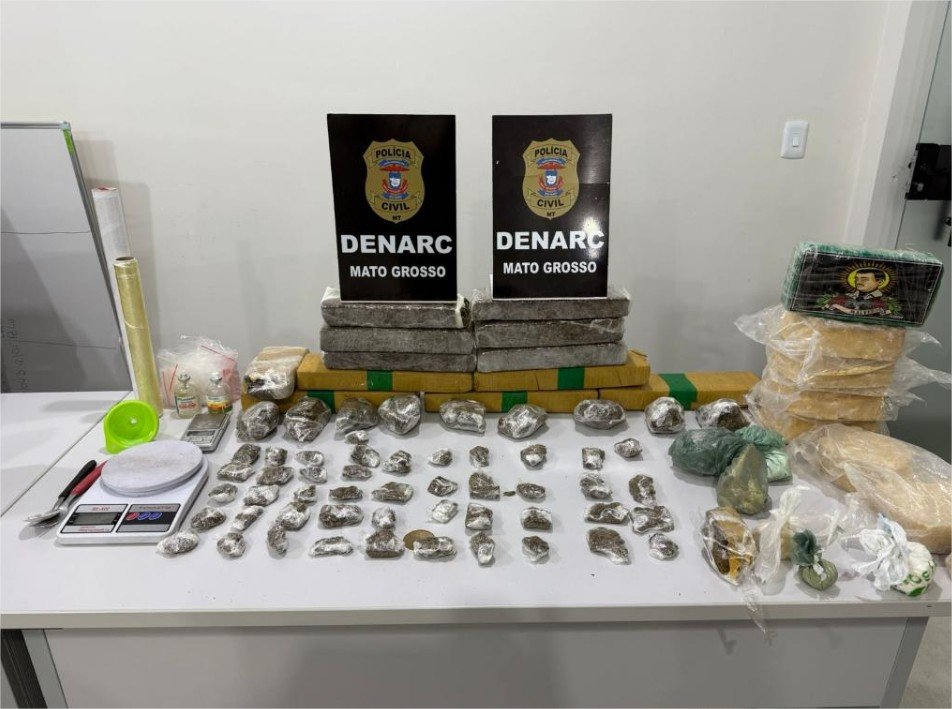 Polícia Civil fecha ponto de armazenamento de drogas utilizado por facção em Cuiabá