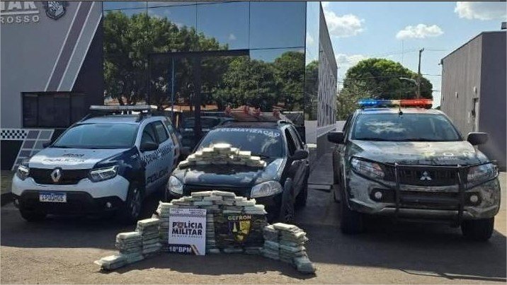 Polícia apreende R$ 2,2 milhões em pasta base de cocaína e causa prejuízo ao crime