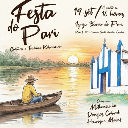 Primeira “Festa do Pari” celebra tradição e cultura ribeirinha em Cuiabá