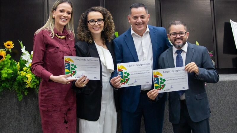 Organizadores da Expominério são homenageados na Assembleia Legislativa de Mato Grosso