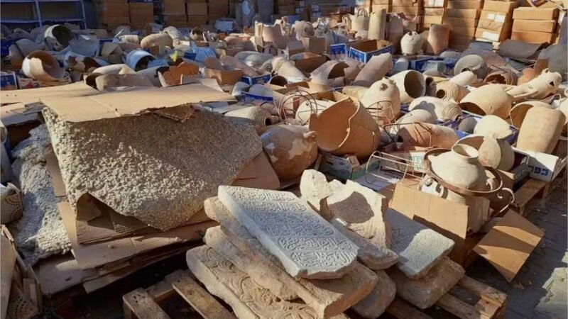 Arqueólogos de Gaza correram para salvar artefatos milenares de bombardeios