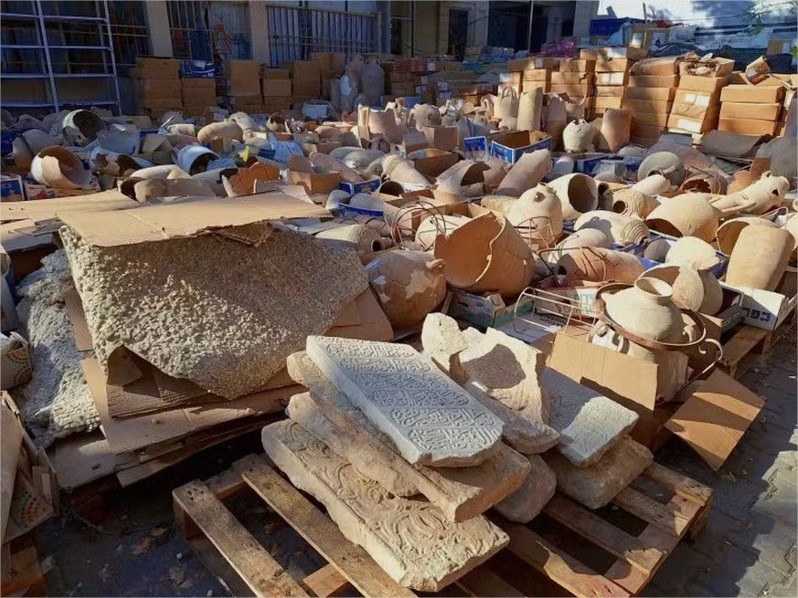 Arqueólogos de Gaza correram para salvar artefatos milenares de bombardeios