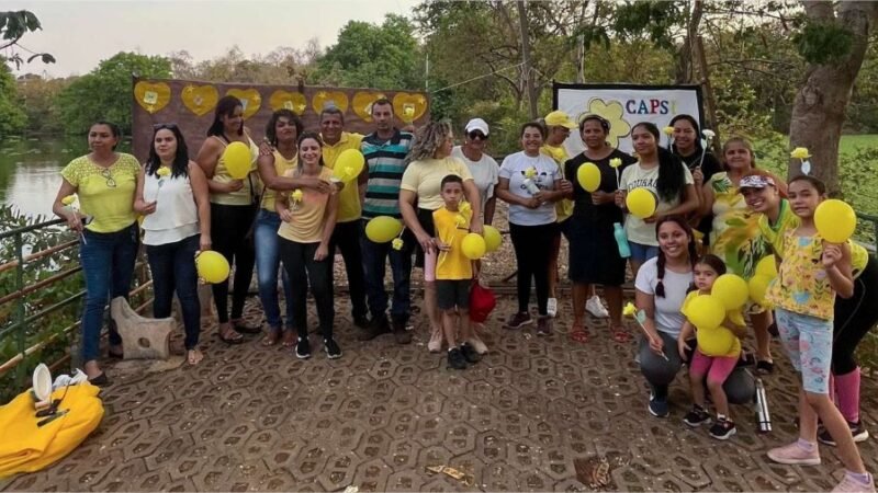 CAPS promove caminhada em conscientização ao Setembro Amarelo