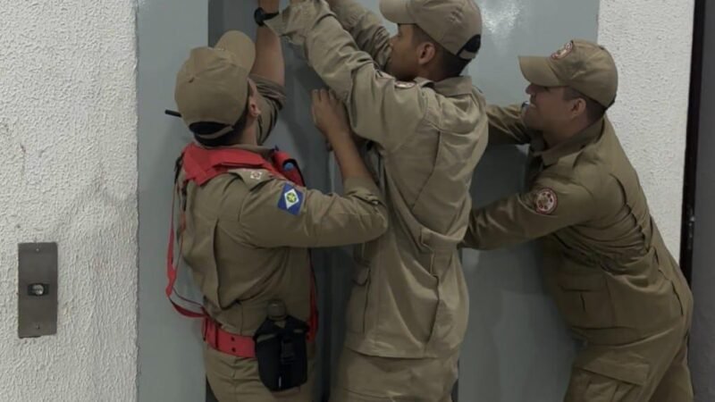 Corpo de Bombeiros alerta sobre a importância de seguir orientações de segurança no uso de elevadores para evitar acidentes