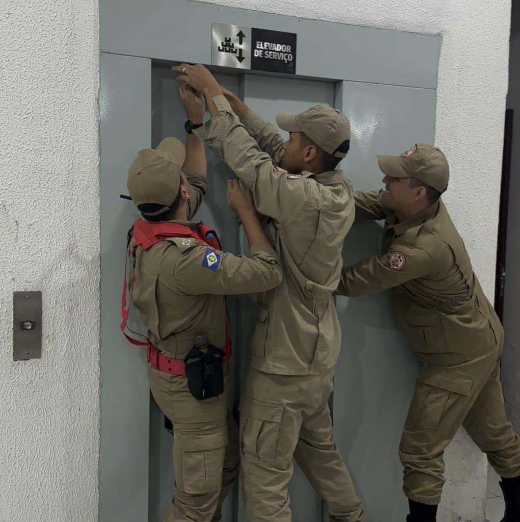 Corpo de Bombeiros alerta sobre a importância de seguir orientações de segurança no uso de elevadores para evitar acidentes