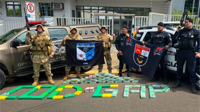 Polícias Militares de Mato Grosso e Goiás apreendem 95 quilos de drogas e causam R$ 15 milhões de prejuízo ao crime