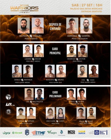 MT Warriors terá premiação de R$ 50 mil e vagas no WGP; confira a programação