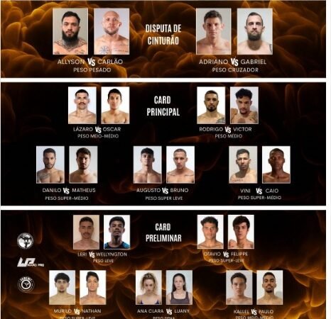 MT Warriors tem card completo com 12 lutas profissionais de kickboxing e disputa de cinturão neste sábado, em Cuiabá