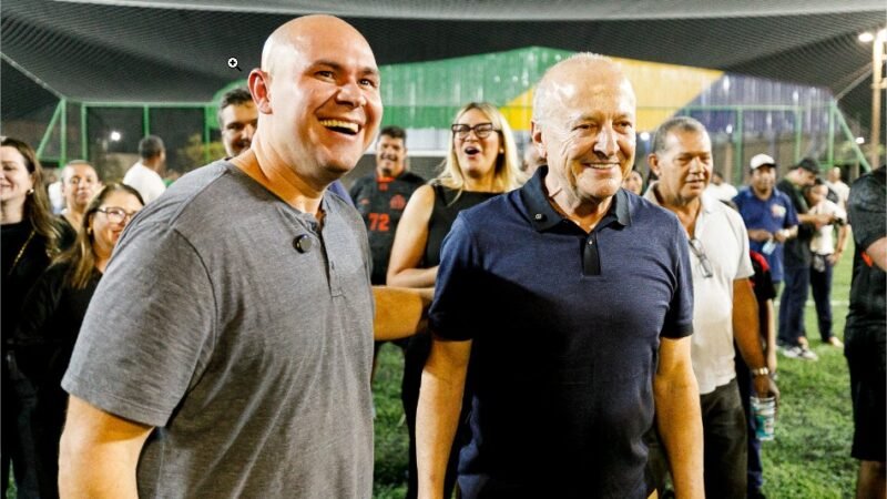 Abilio e Pivetta firmam parceria para multiplicar modelo de campo society em Cuiabá