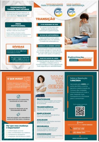 CONCEEL-EMT reforça orientações sobre a nova identificação das Unidades Consumidoras