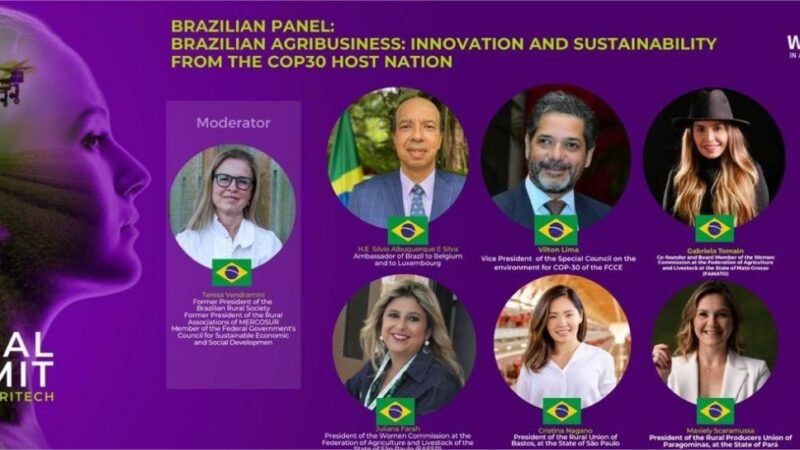 Mulheres brasileiras do agro comandam painel inédito em cúpula global na Bélgica