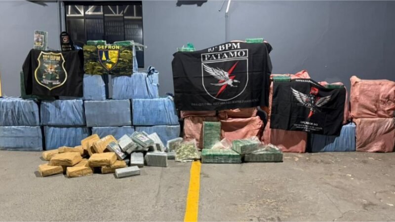 Forças de segurança de MT e RO apreendem 900 quilos de cocaína e causam prejuízo de R$ 16,2 mi às facções criminosas