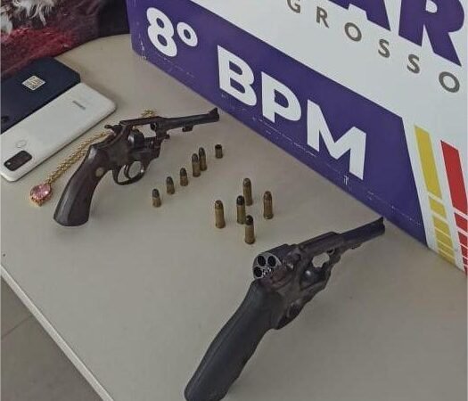 Homem é preso e adolescente apreendido pela PM após roubo à residência em Alta Floresta