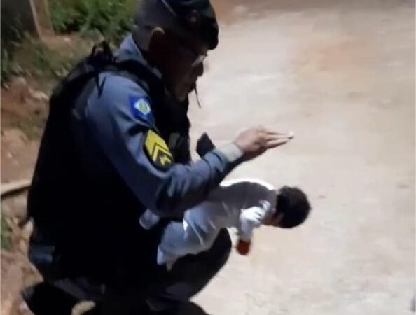 PM salva vida de recém-nascida que se engasgou durante amamentação; 2º caso em menos de uma semana