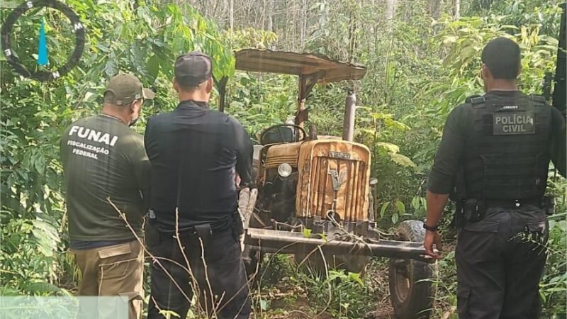 Polícia Civil, Funai e Ibama deflagram operação contra desmatamento ilegal em reservas indígenas