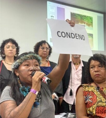 Em júri popular, movimentos sociais condenam empresas por danos à Amazônia e seus povos