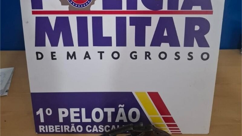Polícia Militar prende em Ribeirão Cascalheira suspeito por homicídio em Água Boa