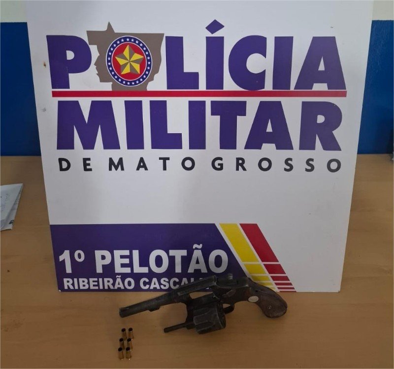 Polícia Militar prende em Ribeirão Cascalheira suspeito por homicídio em Água Boa