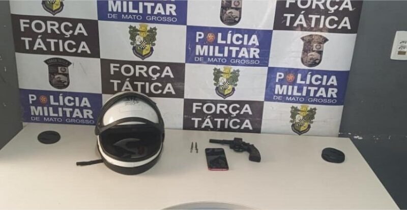 Força Tática prende homem por receptação, recupera motocicleta e apreende arma de fogo