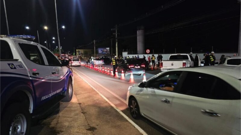 Operação Lei Seca faz 200 testes de alcoolemia e prende dois condutores em Cuiabá
