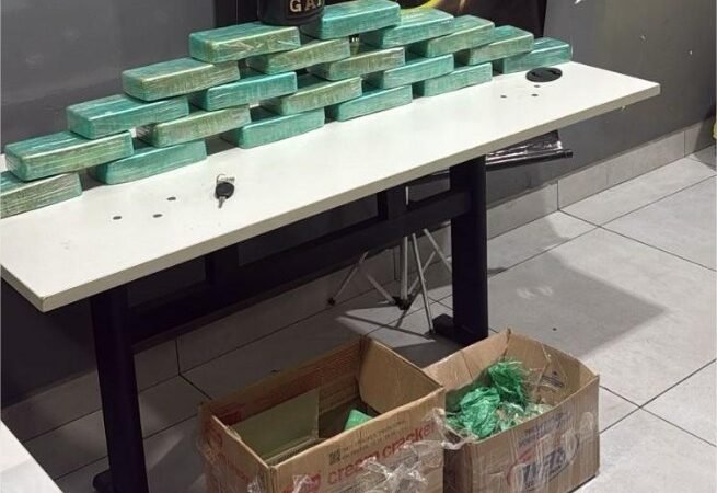 Polícia Militar apreende 31 tabletes de pasta base de cocaína em Várzea Grande