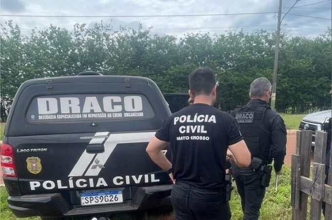 Polícia Civil cumpre cinco mandados contra casal faccionado envolvido em crimes no Norte de MT