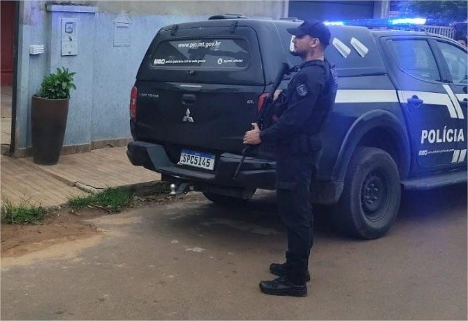 Polícia Civil deflagra operação e mira integrantes de facção criminosa em Marcelândia