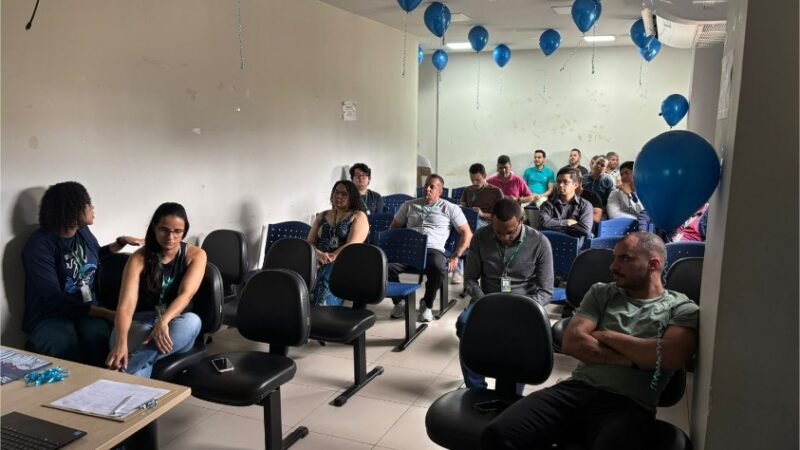 Palestra especial na sede da SMS em alusão ao Novembro Azul, campanha dedicada à conscientização sobre a saúde do homem