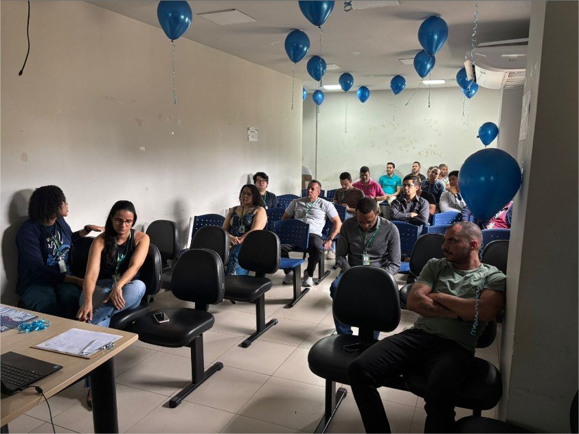 Palestra especial na sede da SMS em alusão ao Novembro Azul, campanha dedicada à conscientização sobre a saúde do homem