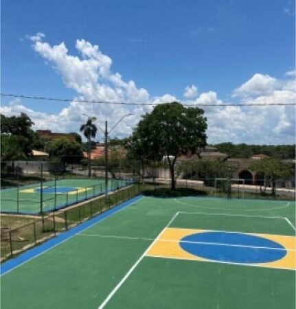 Bairro Boa Esperança é contemplado com revitalização de quadras esportivas