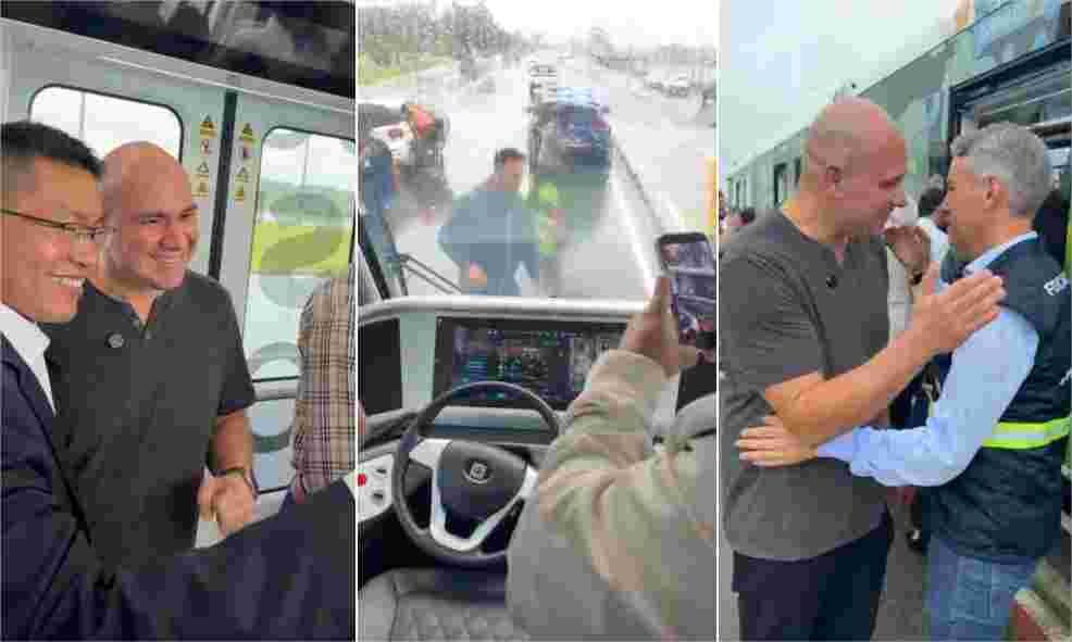 Prefeito de Cuiabá participa da inauguração do BUD no Paraná