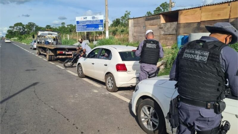 Batalhão de Trânsito da Polícia Militar intensifica fiscalização nas rodovias estaduais de MT