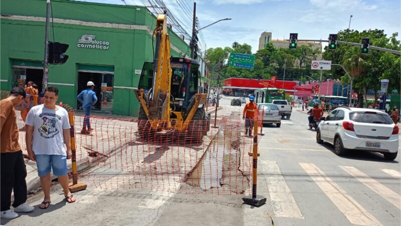 Rua 13 de Junho será interditada imediatamente devido a rompimento de adutora