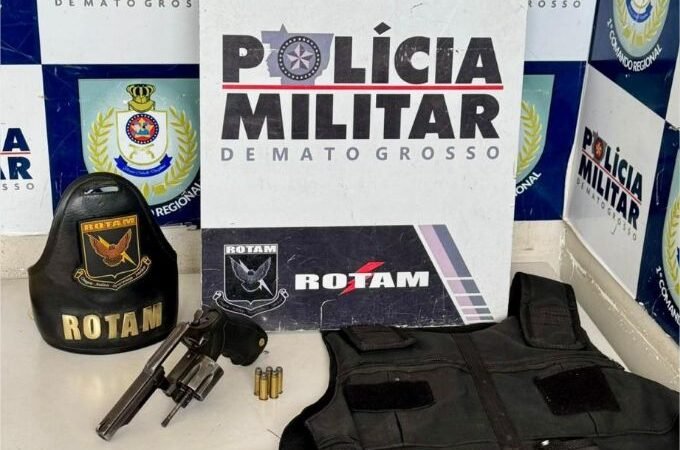 Rotam recupera motocicleta e duas armas de fogo furtadas de empresa de segurança