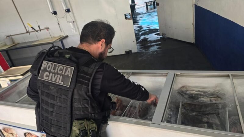 Ação integrada apreende mais de 2 toneladas de pescado irregular em Cuiabá