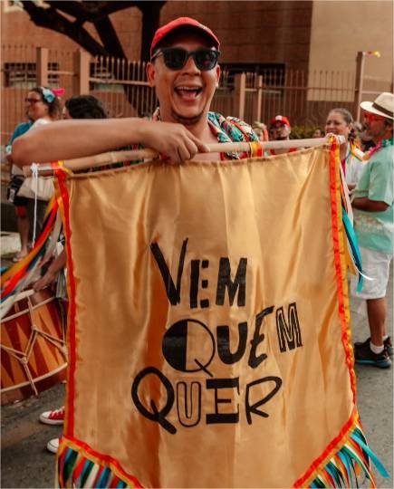 Quando o Centro Histórico vira festa: *O carnaval do Vem Quem Quer