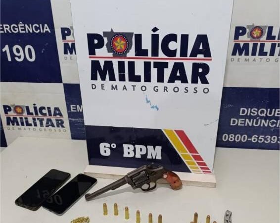Polícia Militar prende dois homens e apreende armas de fogo em Cáceres
